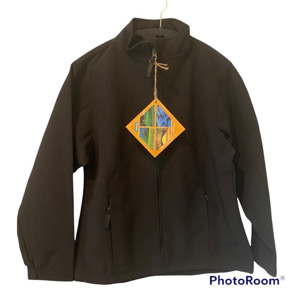 COMTEX Waterproof Black Balistic Breathable Full Zip Jacket Men's Size S